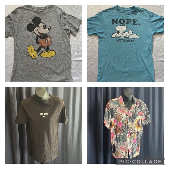 Mix T-SHIRTS / VINTAGE TEE MEN / DRESS SHIRT MEN wholesale - Picture 4 of 16